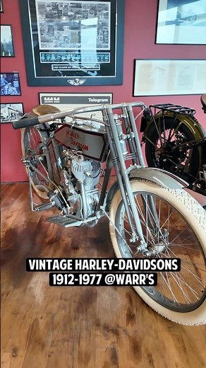 Incredibly Rare Harley 👀 1914 Antique Motorcycle