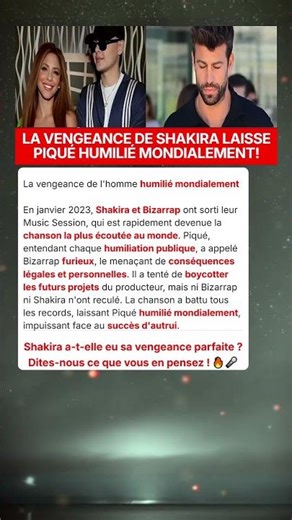 Vengeance Shakira Pique Music Session