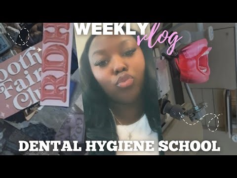 WEEKLY VLOG: DENTAL HYGIENE STUDENT | grwm, clinic days 🦷, studying & locker makeover