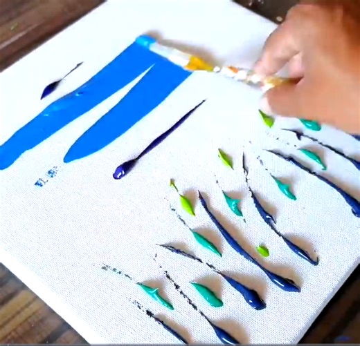 Easy Abstract Flower Painting Demo 🤩🤩🌻🌸🪷 #art #flowers #easyart #painting #forbeginners #acylicpainting #abstractpainting | Suraj fine arts