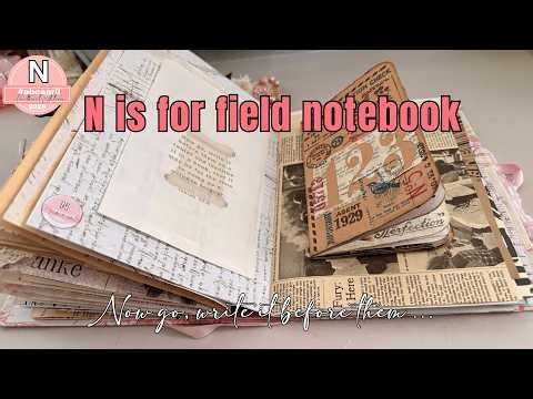 Letter N is for Field Notebooks: God Said Write It Down! Isaiah 30:8 | #abcapril2026 Junk Journal
