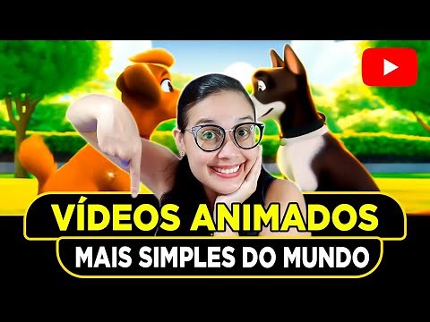 Como Fazer o VÍDEO ANIMADO MAIS SIMPLES DO MUNDO para Canal no YouTube