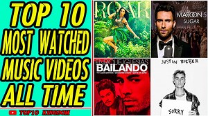 TOP 10 Youtube's Most Watched Music Videos of All Time