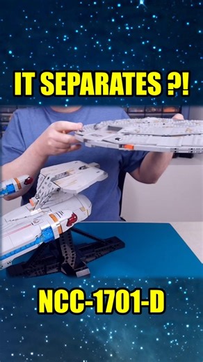 This LEGO Enterprise Can Separate… Just Like on the Show 🖖