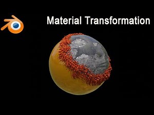 How to make an material transformation effect in Blender #oe236