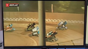 38K views · 279 reactions | A scary looking incident in the closing laps of the Gold Rush Classic, Zeb Wise comes together with the lap car of Jamie Veal. Wise gets sideways and 4th place running Brad Sweet, with nowhere to go, hits Zeb Wise hard. All drivers involved are okay but that was scary | Sprint Cars Only | Facebook