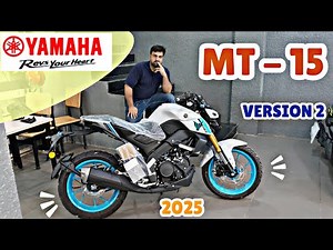 New 2025 Yamaha MT-15 V2 DLX – Top Model Walkaround & All Features Explained!