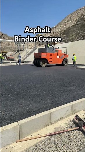 Asphalt binder course