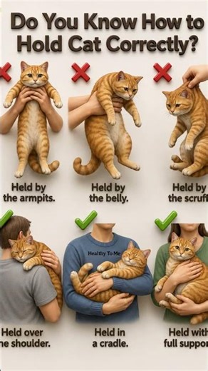 A Quick Guide about How to Hold Cat Correctly 🐱✅