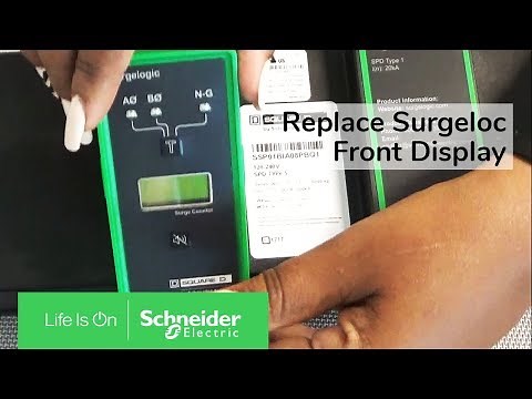 Replacing Front Display of Surgeloc Surge Protective Device | Schneider Electric Support