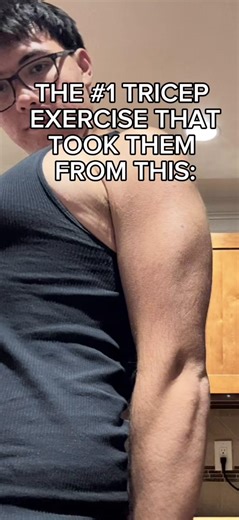 This one exercise grew my triceps as a natural teen lifter. No fancy workouts. No crazy volume. Just consistency and smart training. If your arms aren’t growing, simplify your arm days and focus on what actually works. #gymtok #teenlifter #armworkout #triceps #nattyfitness