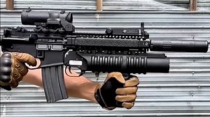 【军火展示】柯尔特 MK18 Mod 1 型步枪配 M203 榴弹发射器