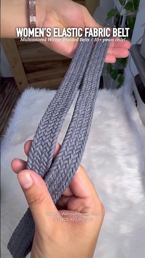 Perfect Fit for Every Outfit 👗✨ | Women’s Elastic Fabric Braided Belt #belt