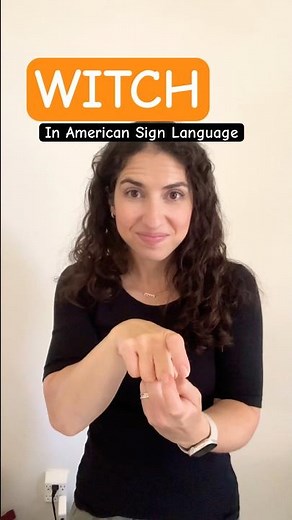 WITCH in ASL (two ways!) - beginner American Sign Language