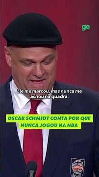 EMOTIONAL: OSCAR SCHMIDT'S SPEECH AT THE BASKETBALL HALL OF FAME | #shorts | ge.globo