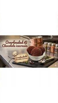 Secret Recipe: Super Smooth Overloaded Chocolate Icecream | Rich & Creamy 3-Ingredients Chef Style 💯