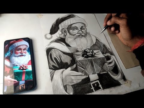 How to Draw Santa Claus || Santa Claus Drawing Hard || Christmas Day Special Drawing🎄