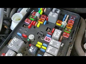 2012 Chevy Equinox Starter Fuse, Starter Relay