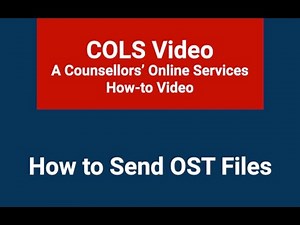 How to Send OST Files