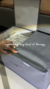 organizing-my kind of therapy. Buy 1 Free 1 Double Cover Storage Box Fabric Foldable Cloth Wardrobe Laundry Storage Box Oraganizer Linen Storage Double With Cover Clothes Storage Box Fabric Foldable #organizing #storage | HUE.matter