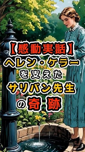 【感動実話】ヘレン・ケラーを支えた“サリバン先生の奇跡”