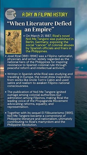 March 21, 1887 - “When Literature Defied an Empire”