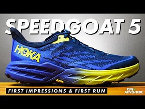 HOKA SPEEDGOAT 5 First Run & First Impressions | Best Trail Running Shoes | Run4Adventure