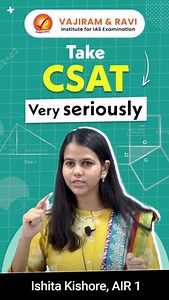 71K views · 3.7K reactions | #ToppersTalk | UPSC AIR 1 ISHITA KISHORE| Why CSAT preparation is important? For our CSAT Test Series, Visit: https://bit.ly/vr-csat-ts | Vajiram & Ravi | Facebook
