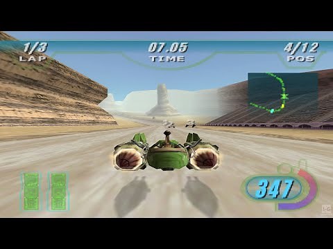 Star Wars Episode I: Racer - Nintendo 64 Gameplay (4K60fps)