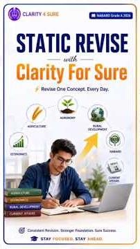 🔥 Static Revise with Clarity for Sure | ESI Static | NABARD Grade A 2026 |