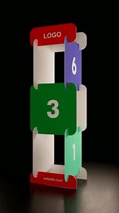 Portable Branding Standee Assembly Folding Standee Stock Footage Video (100% Royalty-free) 3521054737 | Shutterstock