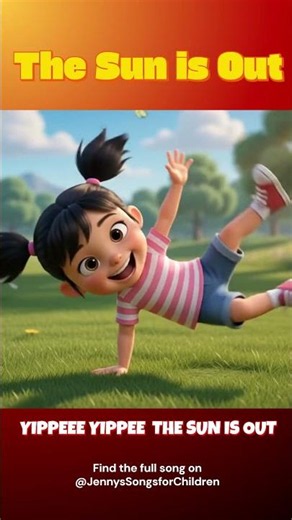 The Sun is Out!! -☀️🌞 A song for children by Jenny Strobel