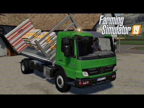 FS19 - Mercedes-Benz Atego 2425 - NEW TRUCK MOD for Farming Simulator 2019 GAMEPLAY