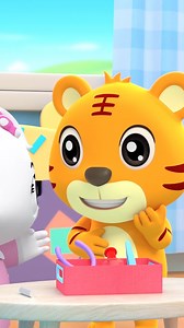 5.9K views · 37 reactions | The little dentist is checking tiger's teeth! #barrytiger #babytiger #mykids #babygirl #educational #babyboy #kindergarten #nurseryrhymes #kidssongs #baby #babysong #kidsactivities #animals #animalsong | BarryTiger - Best Animal Songs For Kids | Facebook