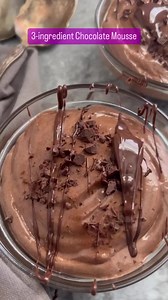 This 3 Ingredient Chocolate Mousse is an easy, quick, decadent treat to whip up when that chocolate craving hits. This delightfully creamy treat is made without any eggs or heavy cream and does not require any cooking. #chocolatemousse #3ingredientrecipe | Savory Spin