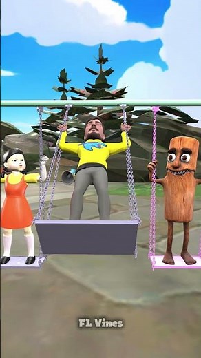 Squid Game Doll And Mr Beast Vs Tung Sahur Funny Moments #funny #scaryteacher3d #animation #shorts