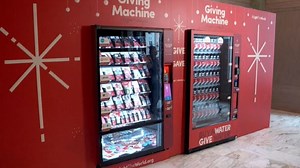 'Giving' vending machine open to public for donations