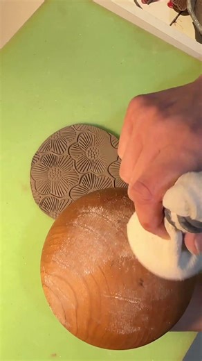 How to Make a Textured Ceramic Dish | Slab + Stamp + Glaze