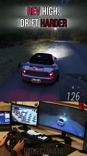 Rev High, Drift Harder 😤💨 | No Mercy #DriftLife #TougeRun #RedlineMadness #RX7 #AE86 #cartok #miata