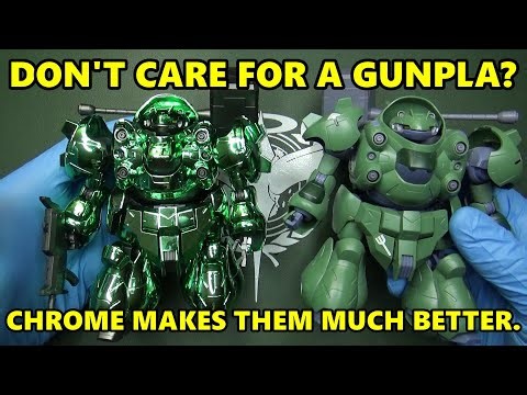Didn't like the HG Gusion Gundam. Well chroming it changed that.
