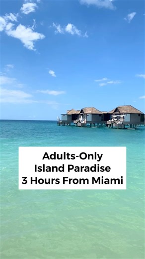 108K views · 1.1K reactions | SO close to Florida! The perfect getaway! #overwaterbungalow #LuxuryTravel #luxuryresort #luxuryhotel #traveltheworld #bucketlist #bucketlisttravel #sandalsresorts #SandalsSouthCoast #jamaicavacation #honeymoon #miamibeach #miamitravel | Florida Trippers | Facebook