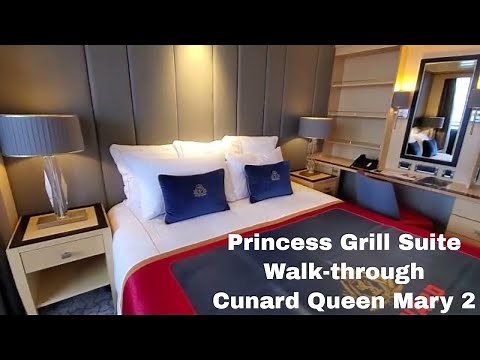Princess Grill Suite Walk-through I Cunard Queen Mary 2