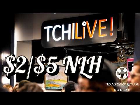 LIVE POKER | $2/$5 No-Limit Hold'em Cash Game | TCH Dallas