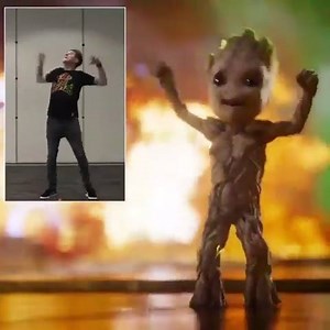 107K views · 3.4K reactions | Voici la danse originale de Groot, beaucoup moins mignon mais tellement drôle ! | AlloCiné | Facebook