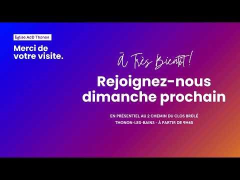Culte en direct