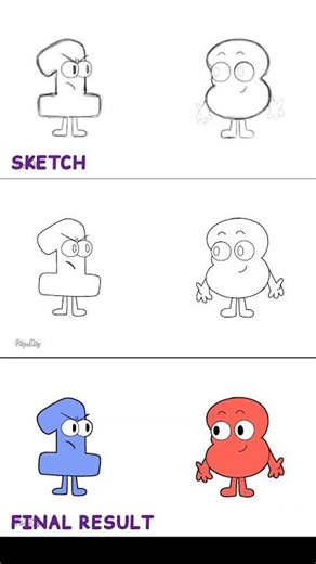 Object Show Flipaclip Animation - BFDI Algebralines