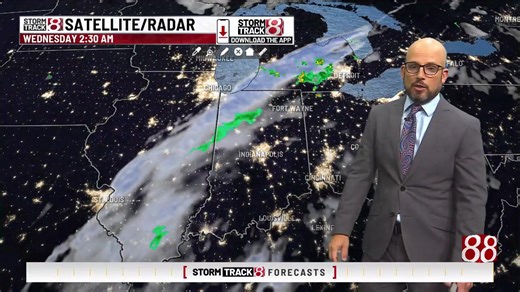 1.3K views · 30 reactions | WEDNESDAY FORECAST: Elevated humidity levels return today. Watch for a few scattered showers and storms to develop this afternoon. Muggy conditions continue into the weekend. Here's my morning update. #INwx | Marcus Bailey | Facebook