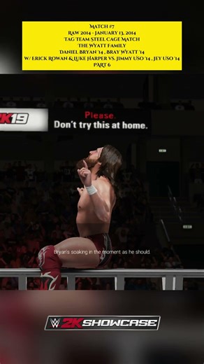 WWE 2K19 Showcase | Daniel Bryan '14Bray Wyatt '14w/ Wyatt Family vs.Jimmy Uso Jey Uso | Part 6