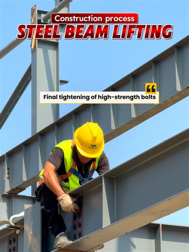 How Steel Beams Are Hoisted in Construction
