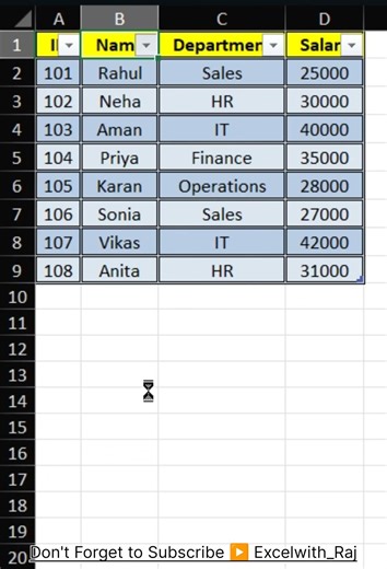 Convert Data into Smart Table in Excel 🤯 (1 Click Trick)